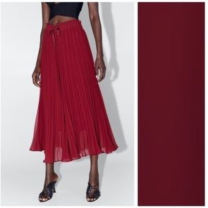 Zara Red Skirt/pants